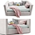 Urban Chic Daybed & Trundle 3D model small image 3