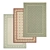 Luxury Carpet Set: 3D Textures 3D model small image 1