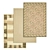 Luxury Carpet Set: High-Quality Textures 3D model small image 1