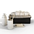 Zara Home Bathroom Set 3D model small image 1