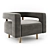 Elegant Modena Armchair: Mondo Collection 3D model small image 5