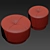 Sophisticated Minotti Jacques Poufs 3D model small image 5