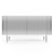 Modern Ribbed Sideboard: Walton (Crate & Barrel) 3D model small image 4