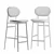 ARIAKE Outline Stool: Versatile Seating Solution 3D model small image 5