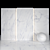 Antique Carrara White Texture Slabs 3D model small image 1
