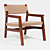 Camu's Pactoki: Mediterranean-Inspired Lounge Chair 3D model small image 1
