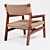 Camu's Pactoki: Mediterranean-Inspired Lounge Chair 3D model small image 2