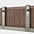 Modern Loft Fence Design 3D model small image 2