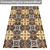 Luxury Textured Carpet Set 3D model small image 4