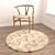 Round Carpets Set - Variety of Textures for Close and Distant Shots 3D model small image 4