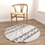 Round Carpets Set: Versatile and Realistic 3D Designs 3D model small image 4
