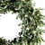Joyful Holiday Greens: Olive Wreath 3D model small image 3