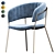 Pisa Velvet Chair: Deephouse Pro 3D model small image 1