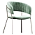 Pisa Velvet Chair: Deephouse Pro 3D model small image 4