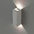 LED Aluminum Wall Sconce 3D model small image 3