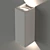 LED Aluminum Wall Sconce 3D model small image 8