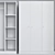 Kleppstad 3-Door Wardrobe: Sleek and Spacious 3D model small image 2