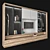 Modern TV Wall Unit - 3D Model 3D model small image 2