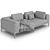 Elegant Slettvoll Zofi Sofa 3D model small image 10