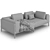 Elegant Slettvoll Zofi Sofa 3D model small image 15