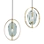 Elegant Postmodern Pendant Light 3D model small image 1