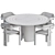 G&R Dining Set: 2 Chairs + 1 Table 3D model small image 3