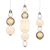 Elegant Glass-Lit Pendant Light 3D model small image 1