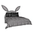 Cozy Haven: Deluxe Rabbit Bed 3D model small image 5