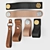 Crafted Leather Handles: Upgrade Your Furniture 3D model small image 4