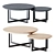 Elegant Harry Nest Tables: Stylish and Versatile 3D model small image 1