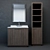 Modern Larsen Single Vanity 3D model small image 4