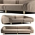 Baxter Fold Sofa: Comfort in Style! 3D model small image 1