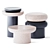 Stacked Table Set: FdC's Stylish Stackable Side Tables 3D model small image 1