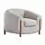 Cozy Modern Ingrid Chair 3D model small image 2