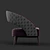 Sleek Lowpoly Armchair: Vision Collection 3D model small image 2