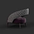 Sleek Lowpoly Armchair: Vision Collection 3D model small image 4