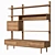 Bruni Shelving Unit with Drawers 3D model small image 2