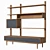 Bruni Shelving Unit with Drawers 3D model small image 3