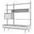 Bruni Shelving Unit with Drawers 3D model small image 4
