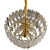 Elegant Glass Petal Chandelier 3D model small image 4