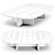 Bleecker Street Elegance: Designer Coffee Tables 3D model small image 3