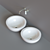 Flaminia FONTE Ceramic Countertop 3D model small image 1