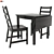 NORDVIKEN IKEA Table Set 3D model small image 1