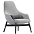  Bernhardt Design Canelle Swivel Armchair: Modern Elegance 3D model small image 4