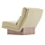 Modern Milo Baughman Lounge Chair 3D model small image 3