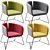 Halmar Pivot - Stylish and Compact Chair 3D model small image 2