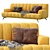 Elegant Chloe Sofa - Papadatos 3D model small image 3