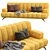 Elegant Chloe Sofa - Papadatos 3D model small image 4