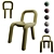 Mustache Bold Chair: Modern Elegance for Any Space 3D model small image 1