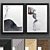 Modern Art Frames Set 3D model small image 1